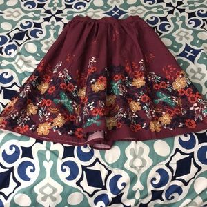 Women’s Floral Print Skirt